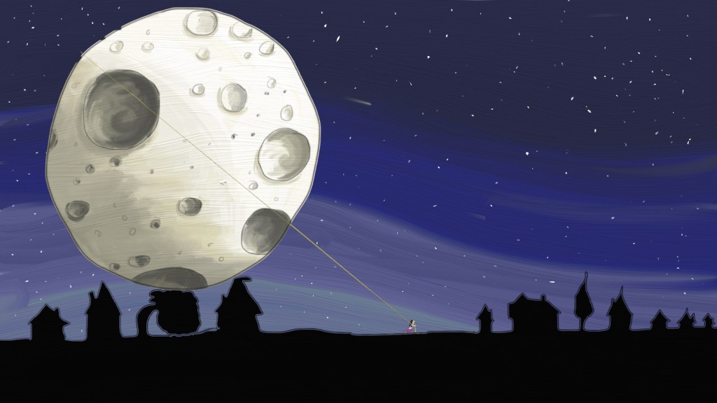 Catching the moon Catching the moon